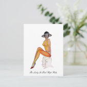 ピンナップヴィンテージスタイル ポストカード (スタンド正面)