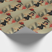 ピンナップ包装紙 ラッピングペーパー (角)