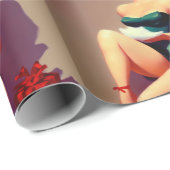 ピンナップ女性#1包装紙 ラッピングペーパー (ロールコーナー)