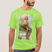 ピンナップ屋根 Tシャツ (正面)