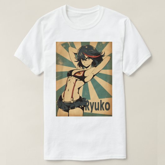ピンナップ竜子18 Tシャツ (デザイン正面)