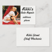 ピンナップ車修理 名刺 (正面/裏面)