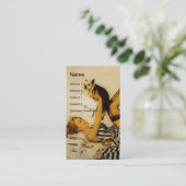 ピンナップ·ガール·アンド·ドッグ 名刺 (スタンド正面)