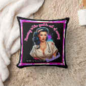 ピンナップ_ナースバダス クッション (ブランケット)