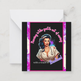 ピンナップ_ナースバダス ノートカード