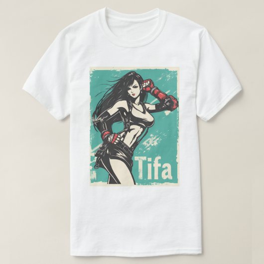 ピンナップTifa 168 Tシャツ (デザイン正面)