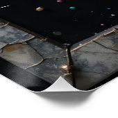 ピンパターンポートレート ポスター (コーナー)