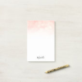 ピンパーソナライズされたクの付箋 ポストイット (デスク上)