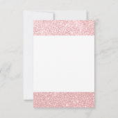 ピンパーソナライズされたクグリッターハッピーSweet sixteenカード カード (裏面)