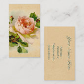 ピンビクトリアンクローズ名刺 名刺 (正面/裏面)