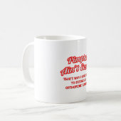 ピンピンのアイン簡単..整形外科 コーヒーマグカップ (正面左)