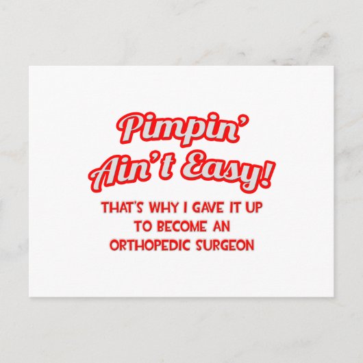 ピンピンのアイン簡単..整形外科 ポストカード (正面)