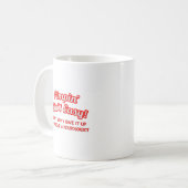 ピンピンのアイン簡単..神経学者 コーヒーマグカップ (正面左)