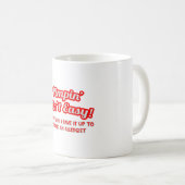 ピンピンイン簡単...アレルギー患者 コーヒーマグカップ (正面右)