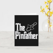 ピンファーザーボーリングパパファーザーズデイボウリングをする人、 クリケットの投手ダディーパップ カード (黄色い花)