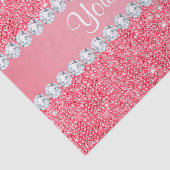 ピンフェイククのシークインとダイヤモンド 薄葉紙 (詳細)