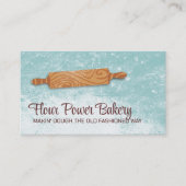 ピンフラー転がラーベーキングベーカリー菓子職人 名刺 (正面)