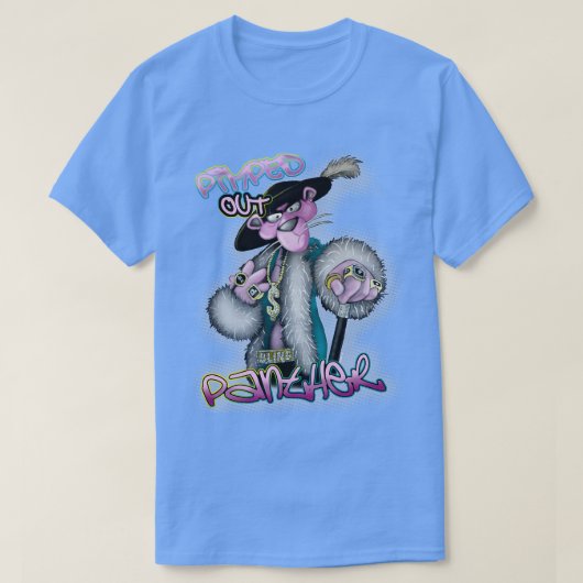 ピンプドパンサー Tシャツ (デザイン正面)