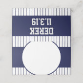 ピンプリペイドニューヨーク座席表 プレイスカード (外部開封)