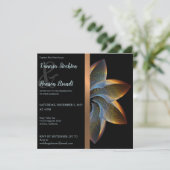 ピンホイーエレガントル結婚式招待状 招待状 (スタンド正面)