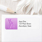 ピンホイールキャット – ラベンダー、紫 ラベル (インサイチュ)