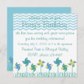 ピンホイールズアットザパーク 招待状 (正面/裏面)