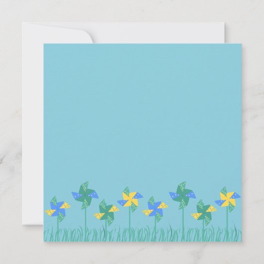 ピンホイールズアットザパーク 招待状 (裏面)