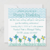 ピンホイールズアットザパーク 招待状 (正面)