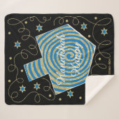 ピンホイールドレデルシェルパハヌッカブランケット/中 シェルパブランケット (正面(横))