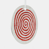 ピンホイールモザイクメタルラウンドオーナメント メタルオーナメント (正面右)