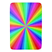 ピンホイールレインボー バスマット (正面縦)