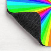 ピンホイールレインボー マウスパッド (コーナー)