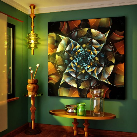 ピンホイール抽象芸術アートキャンバスプリントプリント キャンバスプリント