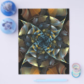 ピンホイール抽象芸術アートフライヤー チラシ (シングル)