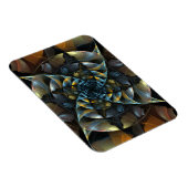 ピンホイール抽象芸術アートプレミアムマグネット マグネット (右側)