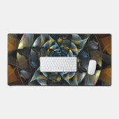 ピンホイール抽象芸術アート デスクマット (キーボード&マウス)