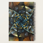 ピンホイール抽象芸術アート プランナー手帳 (裏面)