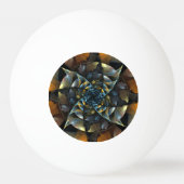 ピンホイール抽象芸術アート 卓球ボール (裏面)