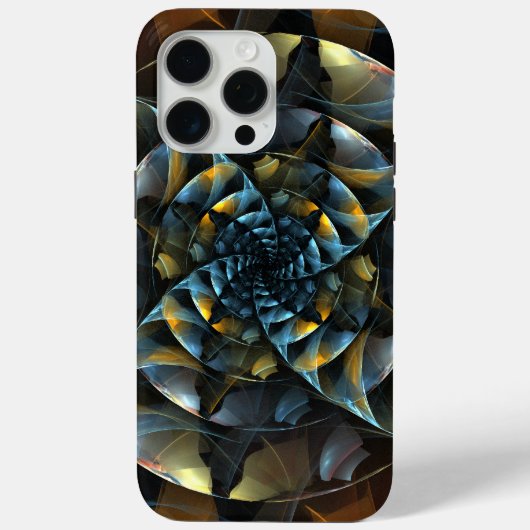 ピンホイール抽象芸術アート Case-Mate iPhoneケース (裏面)