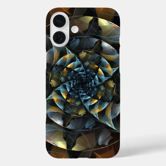 ピンホイール抽象芸術アート Case-Mate iPhoneケース (裏面)