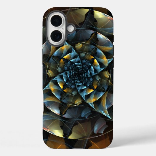 ピンホイール抽象芸術アート Case-Mate iPhoneケース (裏面)