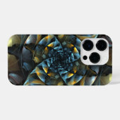 ピンホイール抽象芸術アート iPhoneケース (裏面横)