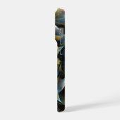 ピンホイール抽象芸術アート iPhoneケース (左側面)