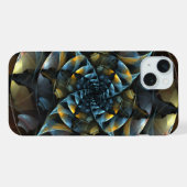 ピンホイール抽象芸術アート iPhoneケース (裏面横)