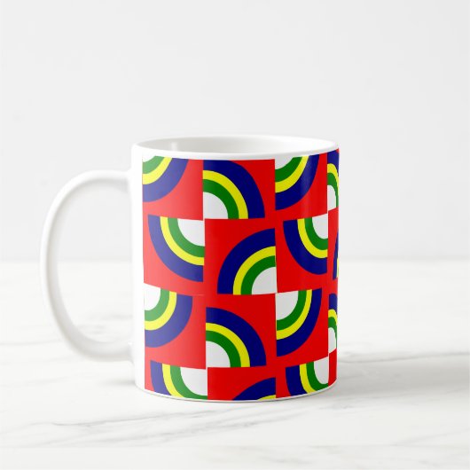 ピンホイール コーヒーマグカップ (左)