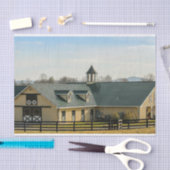 ピンホース納屋と馬小屋のように整った 薄葉紙 (クラフト)