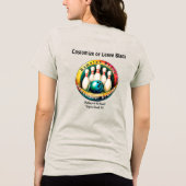 ピンボーイズウィメンズブラックレター トライブレンドTシャツ (裏面)