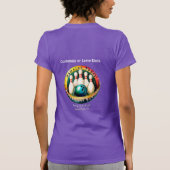 ピンボーイズウィメンズホワイトレタースリムフィットTシャツ Tシャツ (裏面)