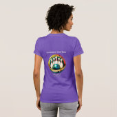 ピンボーイズウィメンズホワイトレタースリムフィットTシャツ Tシャツ (裏面フル)