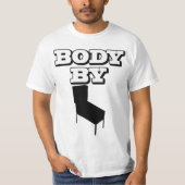 ピンボールによる体 Tシャツ (正面)
